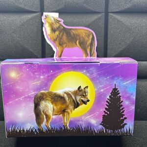 Treat boxes midnight wolf 6x3.5x3.5” purple cardboard for parties 12pc